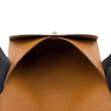 エルメス HERMES バスティア Z刻 ゴールド シルバー金具 エプソン レディース コインケース