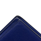 エルメス HERMES ベアンスフレ T刻 ブルーエレクトリック シルバー金具 エプソン レディース 長財布