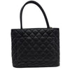 シャネル CHANEL 復刻トート A01804 7番台 ブラック キャビアスキン レディース トートバッグ