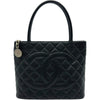 シャネル CHANEL 復刻トート A01804 6番台 ブラック シルバー金具 キャビア レディース ハンドバッグ