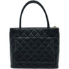 シャネル CHANEL 復刻トート A01804 6番台 ブラック シルバー金具 キャビア レディース ハンドバッグ