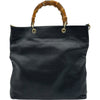 グッチ GUCCI バンブーハンドル トートバッグ 323663 ブラック レザー レディース ショルダーバッグ
