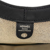 エルメス HERMES サックルコMM グレー/ブラック トワル・レザー レディース ショルダーバッグ