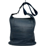 エルメス HERMES グッドニュースPM □L刻印 ブルーマルト シルバー金具 トリヨン メンズ ショルダーバッグ
