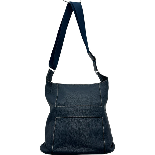 s*u様 【HERMES】 グッドニュース GM エルメス HERMES グッドニュースGM □L刻印 ブルーマルト シルバー金具