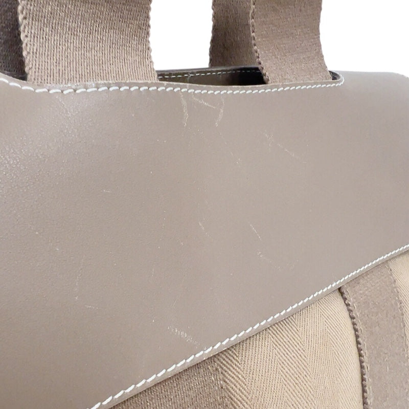 エルメス HERMES ヴァルパライソPM エトゥープ トワル、レザー
