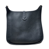 エルメス HERMES エヴリン1　PM □I刻印 ブラック×シルバー金具 トリヨンクレマンス レディース ショルダーバッグ