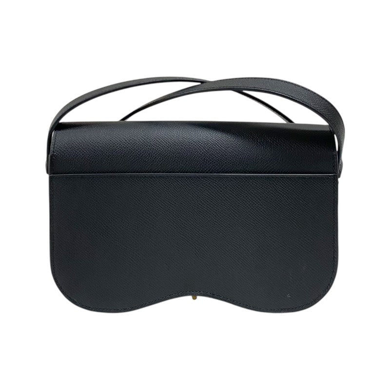 エルメス HERMES デッラカヴァレリア エラン W刻 ブラック ゴールド金具 エプソン レディース ショルダーバッグ エルメス HERMES デッラカヴァレリア エラン W刻 ブラック ゴールド
