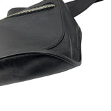 エルメス HERMES チキータ90 □O刻印 ブラック/シルバー金具 エバーグレイン メンズ ボディバッグ