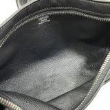 エルメス HERMES チキータ90 □O刻印 ブラック/シルバー金具 エバーグレイン メンズ ボディバッグ