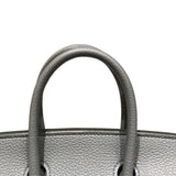 エルメス HERMES バーキン２５ U刻 カーキシルバー金具 トゴ レディース ハンドバッグ