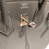エルメス HERMES バーキン２５ U刻 カーキシルバー金具 トゴ レディース ハンドバッグ