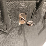 エルメス HERMES バーキン２５ U刻 カーキシルバー金具 トゴ レディース ハンドバッグ