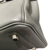 エルメス HERMES バーキン２５ U刻 カーキシルバー金具 トゴ レディース ハンドバッグ