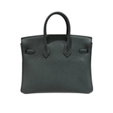 エルメス HERMES バーキン２５ U刻 カーキシルバー金具 トゴ レディース ハンドバッグ