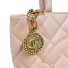 シャネル CHANEL 復刻トート A01804 コーラル　ゴールド金具 キャビアスキン レディース ハンドバッグ
