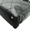 シャネル CHANEL パリビアリッツトートPM A34208 17番台 ブラック シルバー金具 コーティングキャンバス レディース トートバッグ