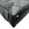 シャネル CHANEL パリビアリッツトートPM A34208 17番台 ブラック シルバー金具 コーティングキャンバス レディース トートバッグ