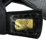 シャネル CHANEL パリビアリッツトートPM A34208 17番台 ブラック シルバー金具 コーティングキャンバス レディース トートバッグ