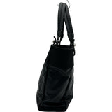 シャネル CHANEL パリビアリッツトートPM A34208 17番台 ブラック シルバー金具 コーティングキャンバス レディース トートバッグ