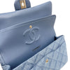 シャネル CHANEL デニムスモールフラップバッグ A01112 ブルー　ゴールド金具 デニム レディース ショルダーバッグ