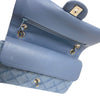 シャネル CHANEL デニムスモールフラップバッグ A01112 ブルー　ゴールド金具 デニム レディース ショルダーバッグ