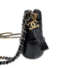 シャネル CHANEL ガブリエルドゥシャネルチェーンクラッチ A94505 ブラック　ゴールド/シルバー金具 エイジドカーフ レディース ショルダーバッグ