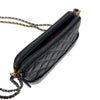 シャネル CHANEL ガブリエルドゥシャネルチェーンクラッチ A94505 ブラック　ゴールド/シルバー金具 エイジドカーフ レディース ショルダーバッグ