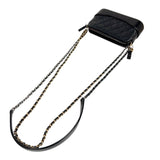 シャネル CHANEL ガブリエルドゥシャネルチェーンクラッチ A94505 ブラック　ゴールド/シルバー金具 エイジドカーフ レディース ショルダーバッグ