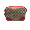 グッチ GUCCI GGキャンバスショルダーバッグ 449413 レッド キャンバス レディース ショルダーバッグ