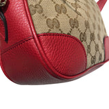 グッチ GUCCI GGキャンバスショルダーバッグ 449413 レッド キャンバス レディース ショルダーバッグ