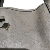 グッチ GUCCI プリンシートートバッグ 163805 ライトグレーゴールド金具 グッチシマレザー レディース ハンドバッグ