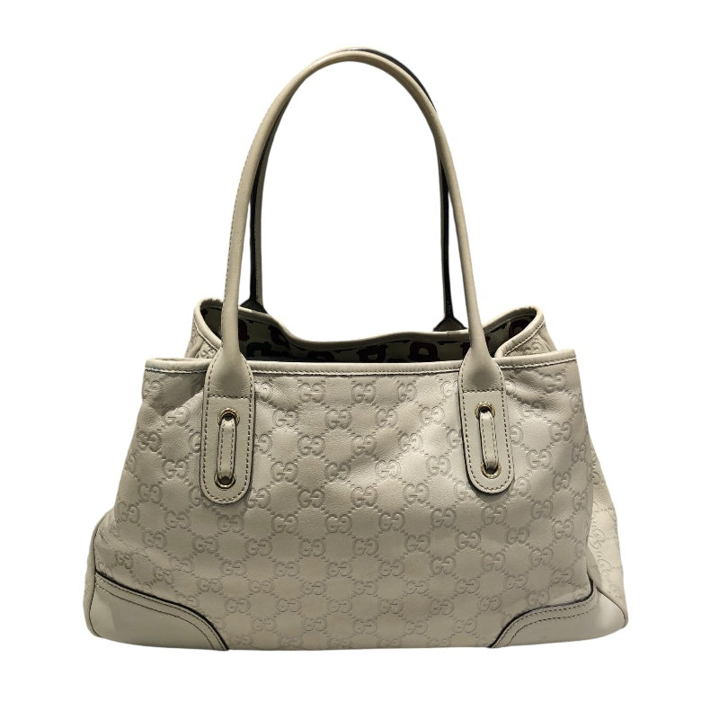 グッチ GUCCI プリンシートートバッグ 163805 ライトグレーゴールド
