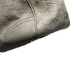 グッチ GUCCI プリンシートートバッグ 163805 ライトグレーゴールド金具 グッチシマレザー レディース ハンドバッグ