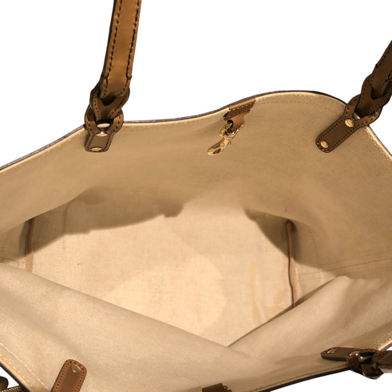 グッチ GUCCI GGキャンバストートバッグ 247209 ブラウンゴールド金具