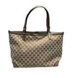 グッチ GUCCI GGキャンバストートバッグ 247209 ブラウンゴールド金具 GGキャンバス ユニセックス トートバッグ