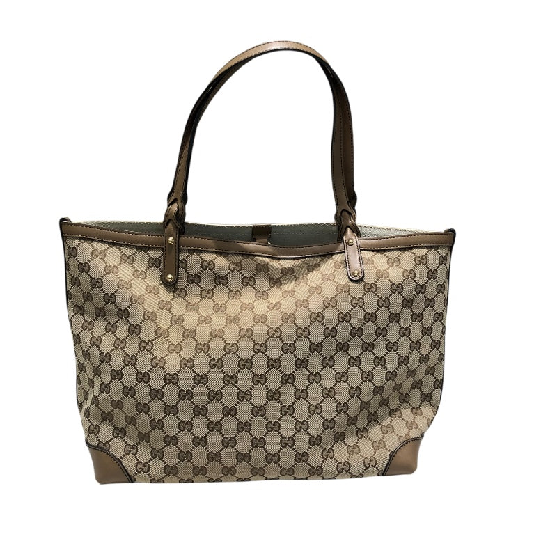 グッチ GUCCI GGキャンバストートバッグ 247209 ブラウンゴールド金具