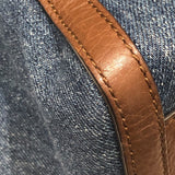 グッチ GUCCI ソーホー　デニムトートバッグ 369176 ブルー デニム・レザー レディース ハンドバッグ