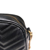 グッチ GUCCI GGマーモントスモールカメラバッグ 447632 ブラックゴールド金具 レザー レディース ショルダーバッグ