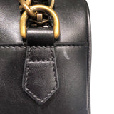 グッチ GUCCI GGマーモントスモールカメラバッグ 447632 ブラックゴールド金具 レザー レディース ショルダーバッグ