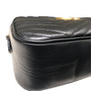 グッチ GUCCI GGマーモントスモールカメラバッグ 447632 ブラックゴールド金具 レザー レディース ショルダーバッグ