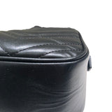 グッチ GUCCI GGマーモントスモールカメラバッグ 447632 ブラックゴールド金具 レザー レディース ショルダーバッグ