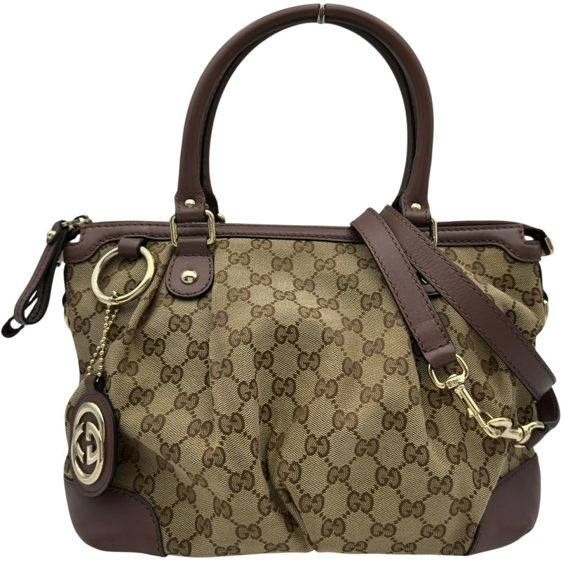 グッチ GUCCI スーキー トートバッグ 247902 ブラウン GGキャンバス 