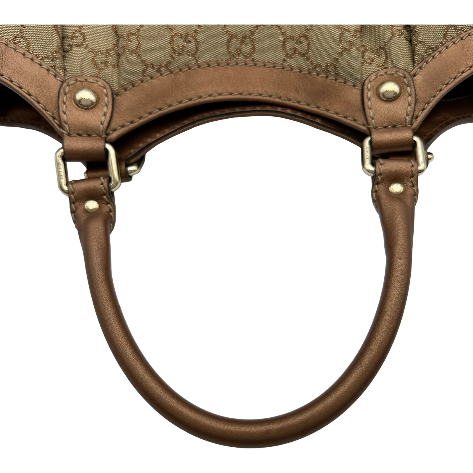 グッチ GUCCI スーキートートバッグ 211944 ブロンズ GGキャンバス