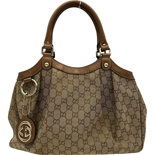 グッチ GUCCI スーキートートバッグ 211944 ブロンズ GGキャンバス
