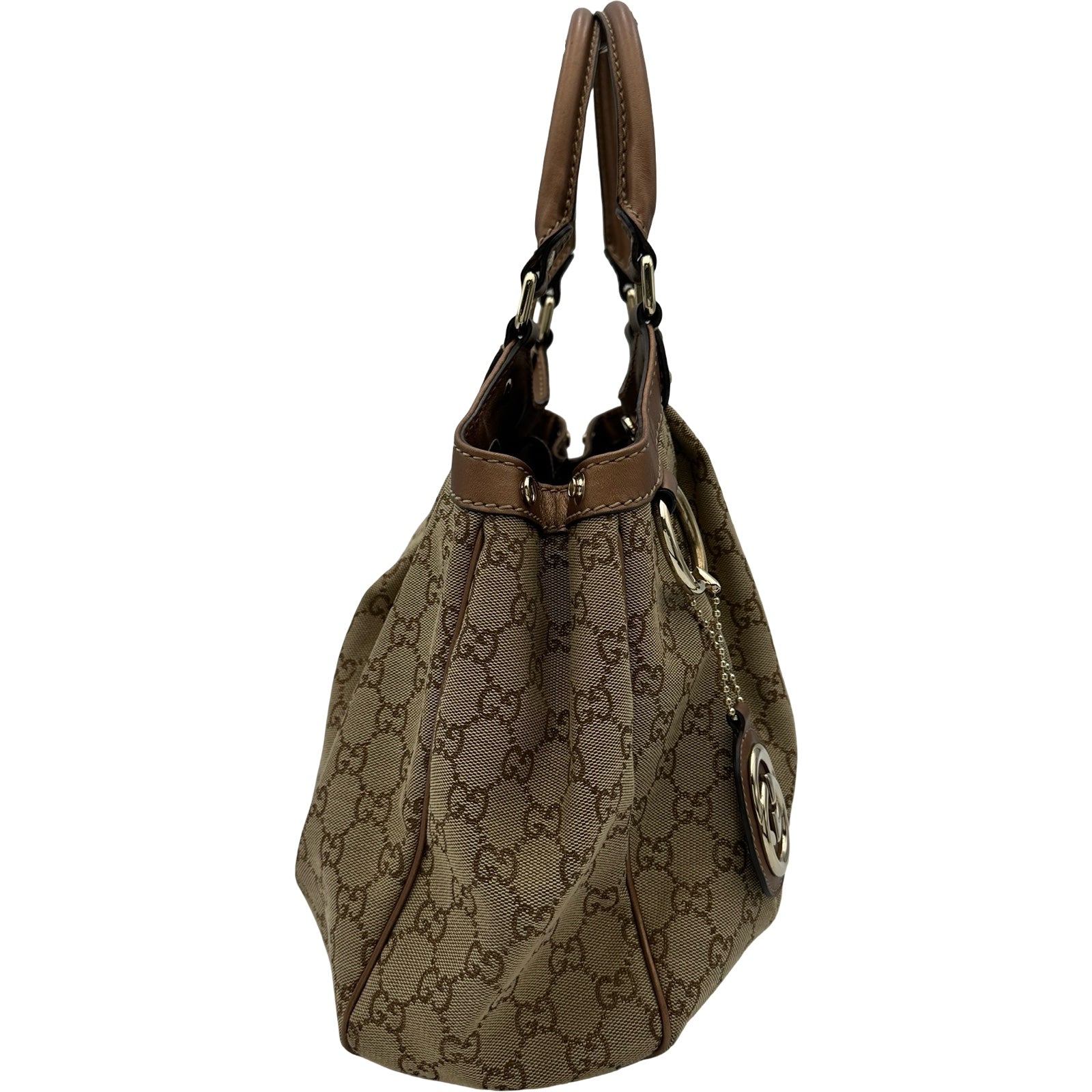 GUCCI   ブラバス様  専用 グッチ GUCCI スーキートートバッグ 211944 ブロンズ GGキャンバス