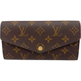 ルイ・ヴィトン LOUIS VUITTON ポルトフォイユ・サラ M62234 ブラウン/フューシャ モノグラム レディース 長財布