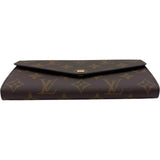 ルイ・ヴィトン LOUIS VUITTON ポルトフォイユ・サラ M62234 ブラウン/フューシャ モノグラム レディース 長財布