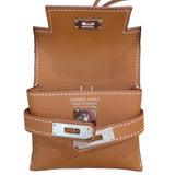 エルメス HERMES ケリーフェスティバル K刻印 ブラウン/シルバー金具 スイフト ユニセックス その他小物
