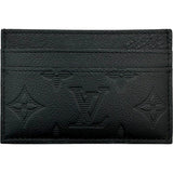 ルイ・ヴィトン LOUIS VUITTON ポルト・カルト・ダブル M81415 ブラック モノグラム・シャドウ メンズ カードケース